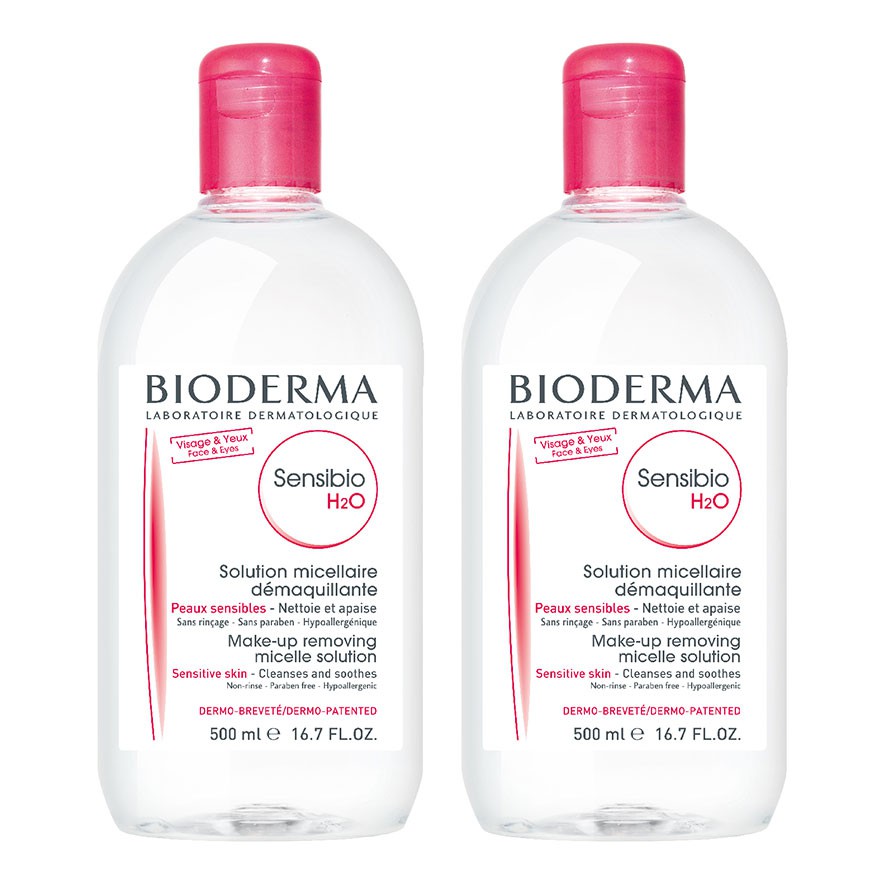 Bioderma ไบโอเดอร์มา เซ็นซิบิโอ เอชทูโอ 500 มล.(เซ็ตคู่)