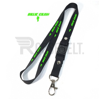 Billie EILISH LANYARD สายคล้อง / พวงกุญแจ / ที่แขวนบัตรประชาชน / ที่แขวนโทรศัพท์มือถือ / สายคล้องป้ายชื่อ