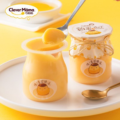 พุดดิ้ง พุดดิ้งโยเกิร์ต Clever Mama แบรนด์ที่กำลังเป็นกระแส พุดดิ้งอร่อยหอมหวาน มี 6รสชาติ พร้อมส่ง!