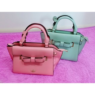 SALE!กระเป๋าสะพายข้างพิมมี่Pimmyหน้าโบว์แบรนด์แท้ของใหม่
