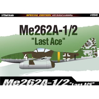 โมเดลเครื่องบิน Academy Model 1/72 AC12542 Me262A-1/2 "LAST ACE"