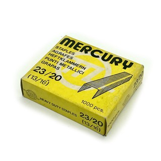 ลวดเย็บอย่างดีเมอร์คิวรี่ เบอร์23/20 MERCURY (1,000ตัว/กล่อง)