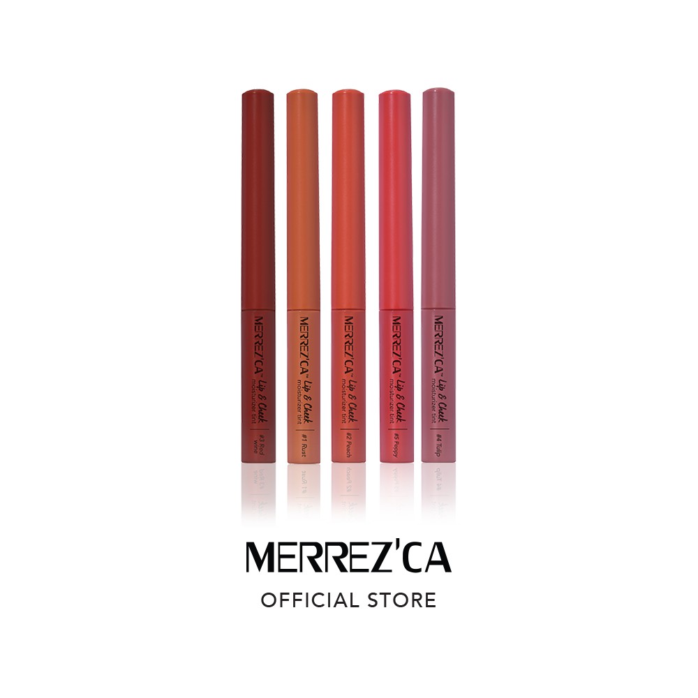 MERREZ'CA LIP & CHEEK เมอร์เรซกา ลิป แอนด์ ชีค เครื่องสำอาง ลิปสติก ลิปทินท์