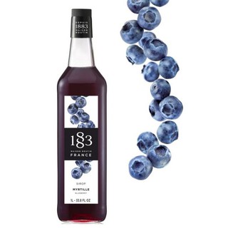 1883 BLUEBERRY FLAVORED SYRUP 1000 ml.(1883 น้ำเชื่อมกลิ่นบลูเบอร์รี่ 1000 มล.)