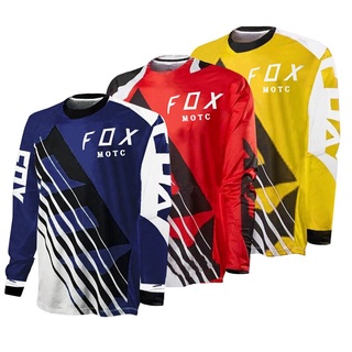 เสื้อกีฬาแขนยาวแบบแห้งเร็วสําหรับขี่จักรยานวิบาก Moto Mtb Mx