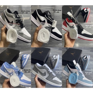 🔥ราคาโรงงาน🔥 ✅รองเท้าผ้าใบ N Air Jordan 1 Low black toeสินค้าพร้อมส่ง งานHiend ✅รองเท้าแฟชั่น รองเท้ากีฬา(36-45)✅