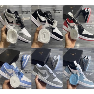 🔥ราคาโรงงาน🔥 ✅รองเท้าผ้าใบ N Air Jordan 1 Low black toeสินค้าพร้อมส่ง งานHiend ✅รองเท้าแฟชั่น รองเท้ากีฬา(36-45)✅