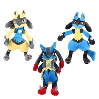 ตุ๊กตานุ่ม รูปการ์ตูนโปเกม่อน Luc Lucario ขนาด 12 นิ้ว