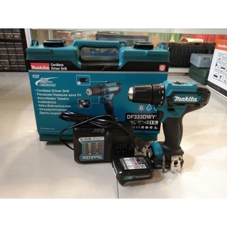 สว่านไขควงไร้สาย MAKITA รุ่น M011-DF333DWYE กำลัง 12 โวลต์ สีเขียว