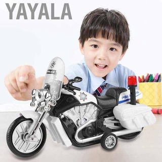 [Seller Recommend] Yayala รถมอเตอร์ไซด์มินิจําลองรถตํารวจของเล่นสําหรับเด็ก