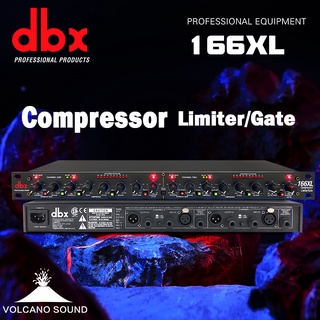 DBX 166XLคอมเพรสเซอร์มืออาชีพ ความแม่นยำสูงสองห้องตัว จำกัด แรงดัน คอมเพรสเซอร์เสียงวิศวกรรมการแสดงบนเวที