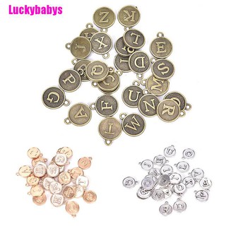 Luckybabys❉ ตัวอักษร A-Z 26 ตัวอักษร สําหรับทําเครื่องประดับ งานฝีมือ Diy