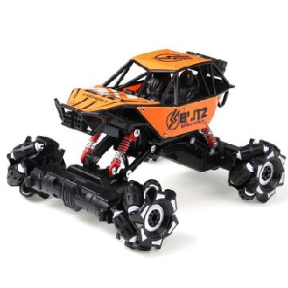 รถบังคับวิทยุ FENG NIU Climbing Off Road ปีนเขาสี่ล้อ มีมอเตอร์ทรงพลัง FN583 สีส้ม