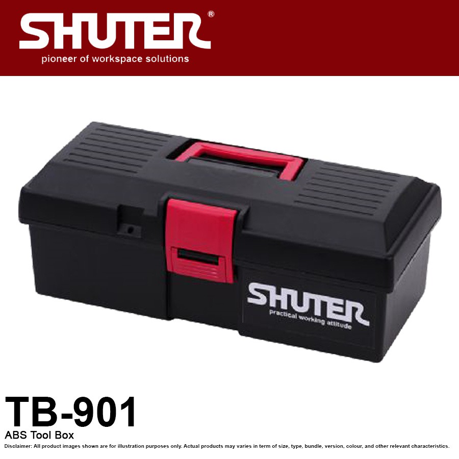 Shutter TB-901 และ TB-902 กล่องเครื่องมือ ABS [ผลิตในไต้หวัน]