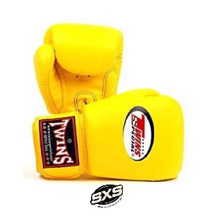 TWINS BOXING GLOVES BGVL3 YELLOW