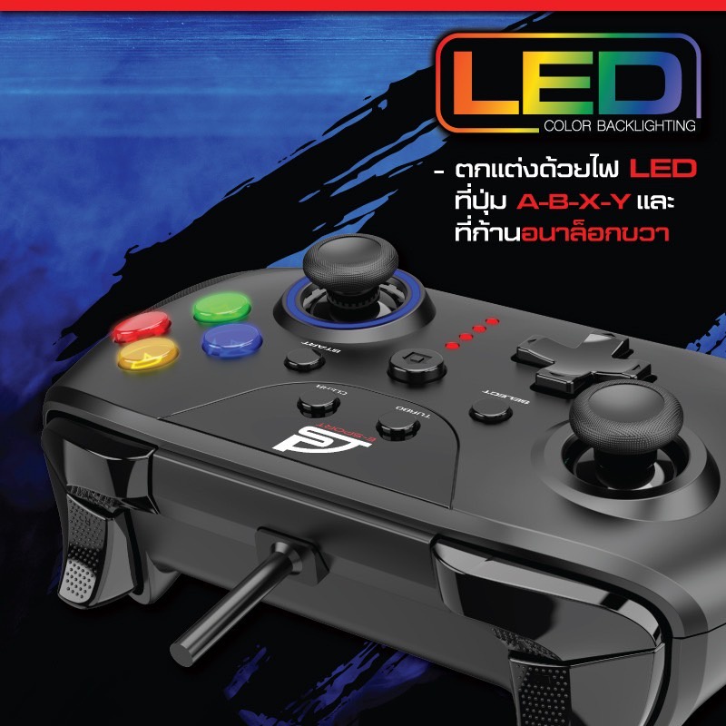 SIGNO EXCELER GP-660 JOYSTICK (PC SWITCH ANDROID) จอยเกมส์ 12 ปุ่ม ...