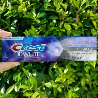 60% Sale!!! โปรดอ่าน EXP: 02/2023 ยาสีฟัน 3D White™ Charcoal Whitening Toothpaste 116g (Crest®)