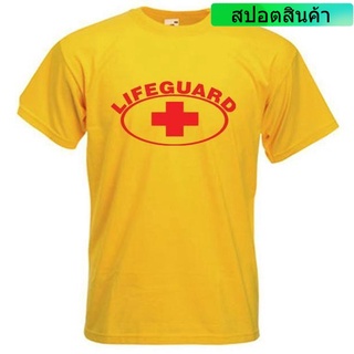 เสื้อยืดแฟนซี พิมพ์ลาย Baywatch Life Guard LIFEGUARD สําหรับผู้ชาย