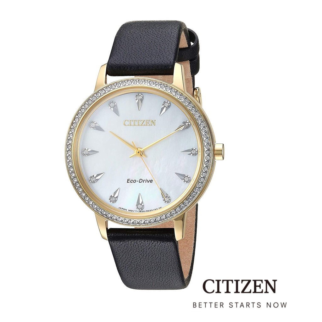 CITIZEN Eco-Drive FE7042-07D Swarovski Lady's Watch (นาฬิกาผู้หญิงพลังงานแสง)
