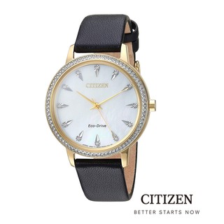 CITIZEN Eco-Drive FE7042-07D Swarovski Ladys Watch (นาฬิกาผู้หญิงพลังงานแสง)