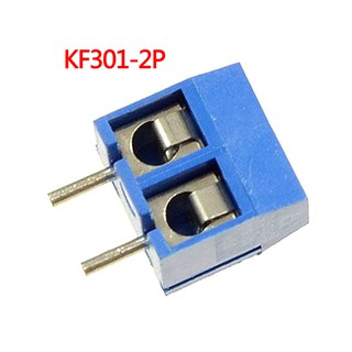 10 ชิ้น kf 301-2 p bit อุปกรณ์ขั้วต่อสายไฟ pcb terminal 5 . 08 มม.