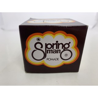 Spring Man ครีมแต่งผมดำ น้ำมันแต่งผม ผู้ชาย Pomade 60กรัม