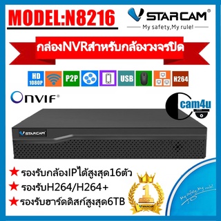 VStarcam กล่องบันทึกกล้อง IP Camera Eye4 NVR N8216P / 16 CH