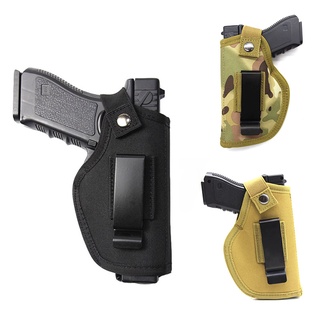 IWB Left Right Hand Gun Holster Hunting Airsoft Case for Glock 17 Beretta M9 G2C Makarov Universal 9mm Pistol Mag Pouch