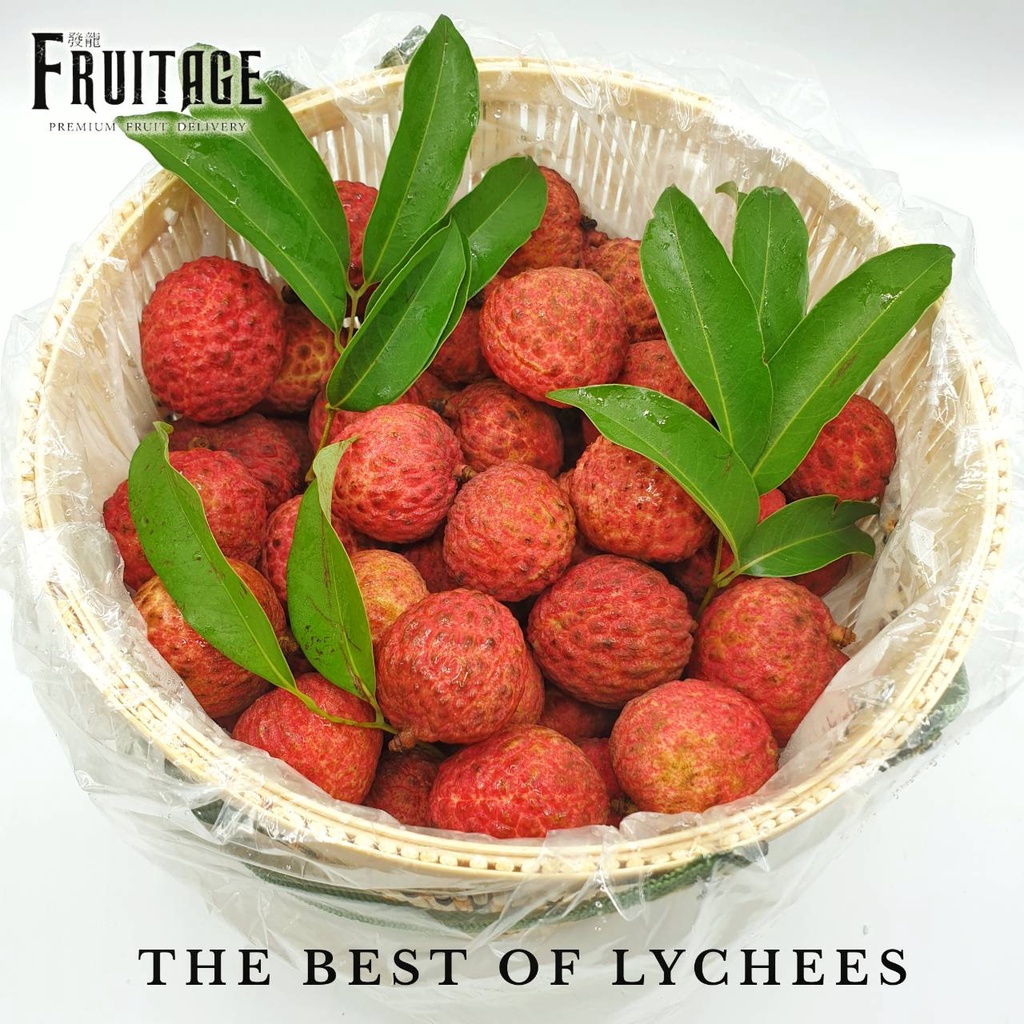 ลิ้นจี่จุกบี้จี่ Lychee (CHINA) (1ตะกร้า/1กก.) ~ลดพิเศษ~ PREMIUM ลิ้นจี่จุกบี๋จี้ จุกบี๊จี่ ลิ้นจี่จีน ลิ้นจี่นำเข้า