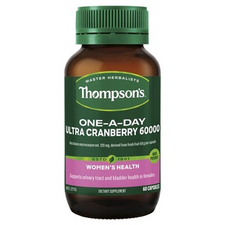 Thompsons One-A-Day Ultra Cranberry 60000 60 Capsules (สินค้า pre-order)