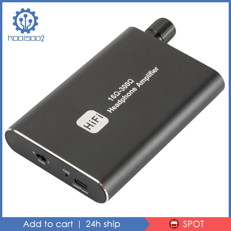[ Koo2-11–] เครื่องขยายเสียงหูฟัง แบบพกพา 16-300Ω สําหรับ MP4