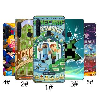 Samsung Galaxy J6 A6 Plus A7 A8 A9 2018 Note 8 9 10 Soft Cover Minecraft World game Phone Case