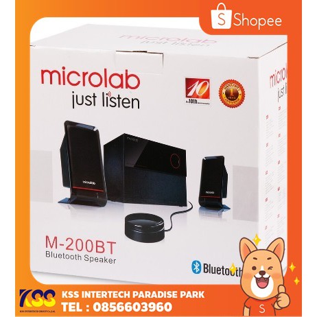 SPEAKER MICROLAB M200BT Platinum 2.1CH (Bluetooth)