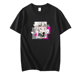 เสื้อยืดแขนสั้นลําลอง พิมพ์ลายคอสเพลย์อนิเมะ Danganronpa Ronpa Y2K Komaeda Nagito แฟชั่นฤดูร้อน