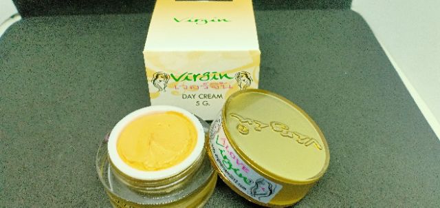 ครีมเวอร์จิ้น  virgin.5g. ของแท้ สูตรกลางวัน กลางคืน กันแดด - รูปที่ 4