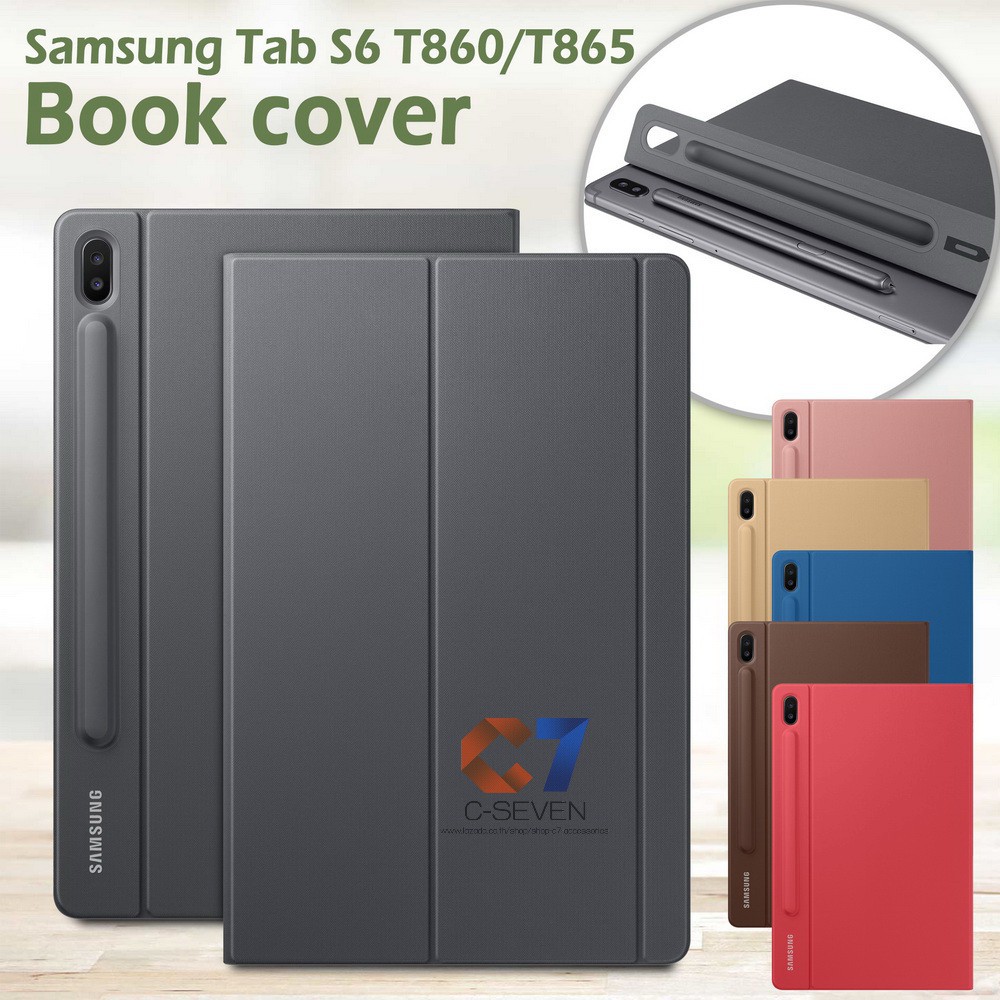 เคสฝาปิด เคส Samsung Galaxy Tab S6   Tab S5e   Tab S6 Lite   Tab S7 T870   S7 Plus รุ่น Book Cover [ส่งจากไทย]