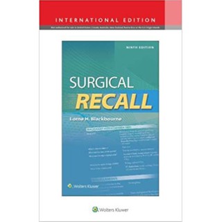 Surgical Recall, International Edition (Recall Series), 9ed - ISBN : 9781975152970