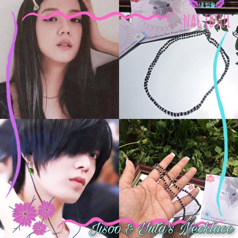 Yuta & Jisoo ' S สร้อยคอแฟชั่น (yuta & Jisoo)