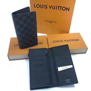 NEW Louis Vuitton Graphite Bazaar Long Wallet