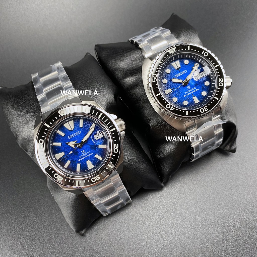 ของแท้ นาฬิกาข้อมือ Seiko Prospex Save The Ocean Manta Ray 2020 / 2021 ประกันศูนย์