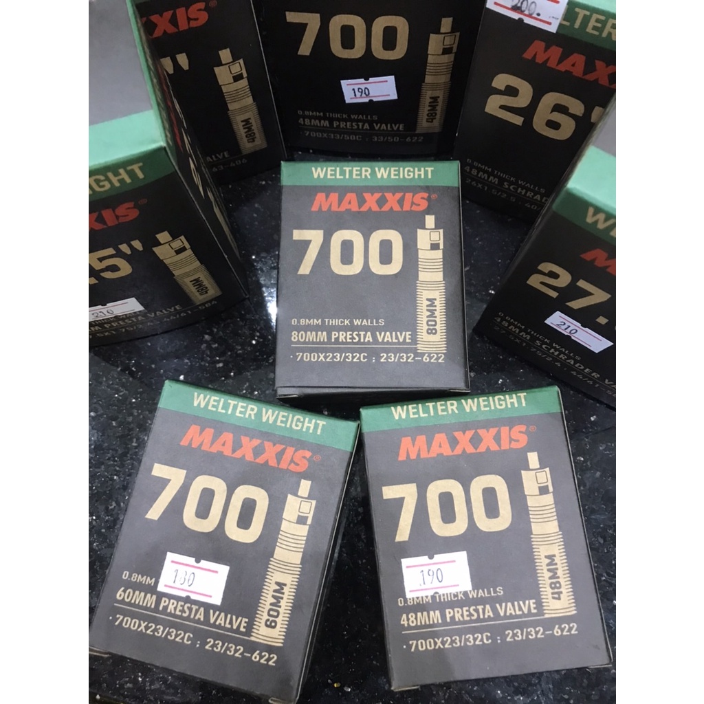 ยางในรถจักรยาน MAXXIS 700C,27.5,29,20,26