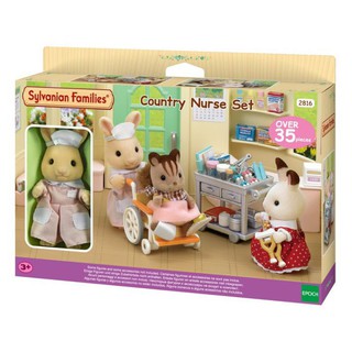 sylvanian families country nurse set คุณแม่กระต่ายมิลค์ ในชุดพยาบาล