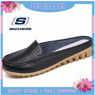 [พร้อมส่ง] *Skechers__go Walk Arch Fit รองเท้าแตะโลฟเฟอร์ ส้นแบน แบบสวม สําหรับผู้หญิง ผู้ชาย