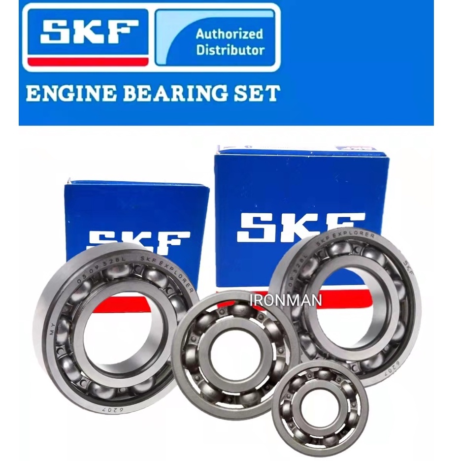 SKF BEARING ENGINE / CRANKSHAFT / CAM SHAFT / RODA DEPAN BELAKANG SPROCKET ล้อ 6000 6001 6202 6203 6