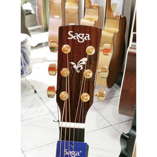 ส่งฟรี ส่งเร็ว SAGA DM100CE Top Solid พร้อมกระเป๋าซอฟเคสบุหนา Saga ขาตั้ง และของแถมอื่นๆ