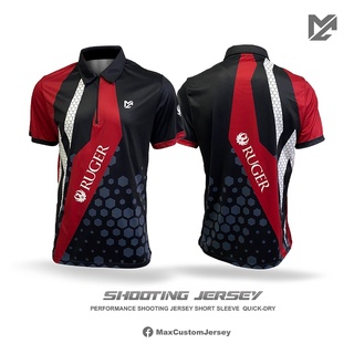 Max Custom Jersey เสื้อยิงปืนแบบใหม่ RUGER