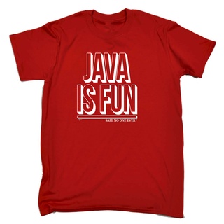 [COD]เสื้อยืดคอกลม ผ้าฝ้าย พิมพ์ลาย Java Is Fun Snoe สําหรับผู้ชายS-5XL