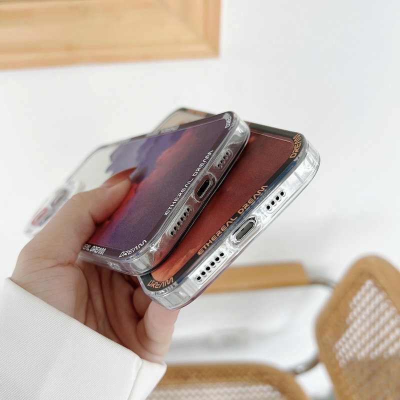 เคส Infinix Smart 8 7 6 Plus 5 Hot 40 Pro 40i 30 30i 20 20i 20S 12 12i 11 10 10S 9 8 Play Note 30 4G 5G VIP 12 G96 10 Pro Zero 20 TECNO SPARK 20 20C 10 Pro GO 2024 POVA 5 4 Pro Hot30 Hot30i Transparent Protect Camera Dusk Clouds Soft Case - รูปที่ 7