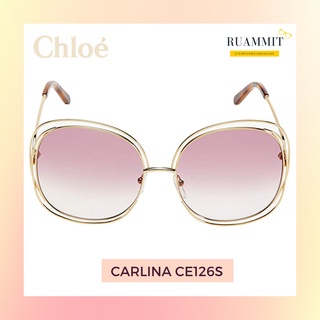 แว่นกันแดด Chloe Carlina Oversized CE126S 803 ของแท้!!