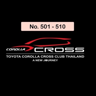 Toyota Corolla Cross Club Thailand - Official Member Sticker no. 501-510